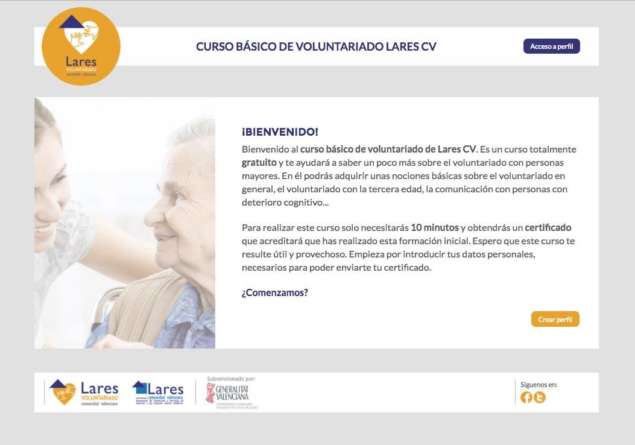 cursovoluntariado 635x445 - Fórmate como voluntario con el curso gratuito online Lares Comunidad Valenciana