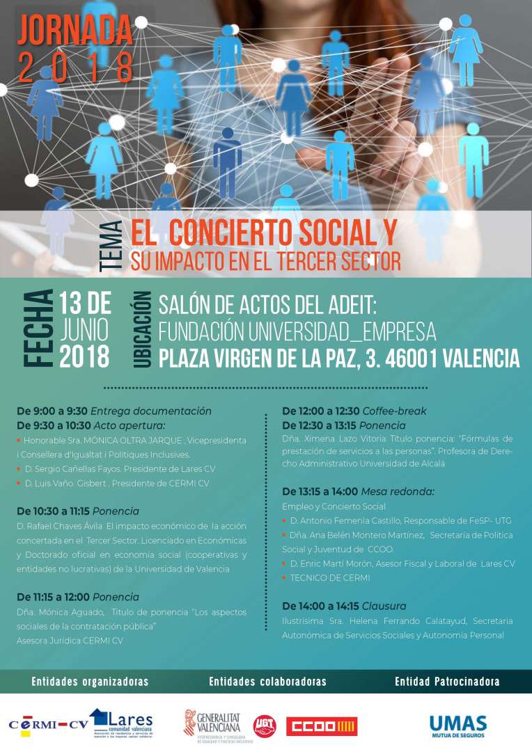 Programa de Jornada reducido - Jornada El Concierto Social y su Impacto en el Tercer Sector 13/06 Valencia